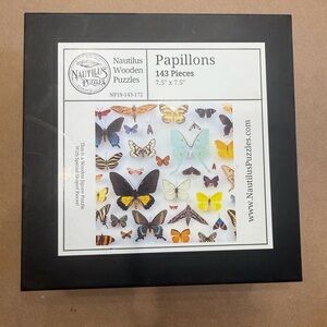 Nautilus Wooden Butterfly Puzzle “Papillons”